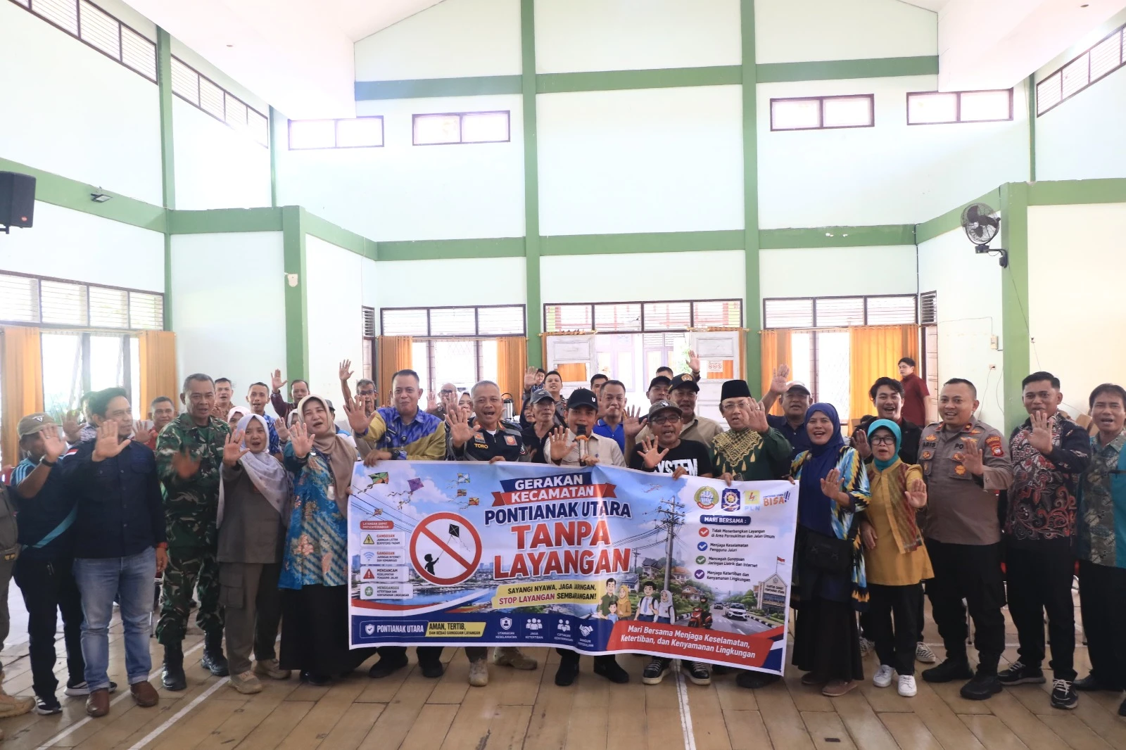Pontianak Utara Deklarasi Bebas Layangan, Cegah Bahaya Benang Gelasan